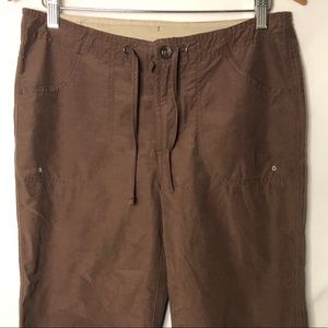 Columbia Brown Capris Size Small